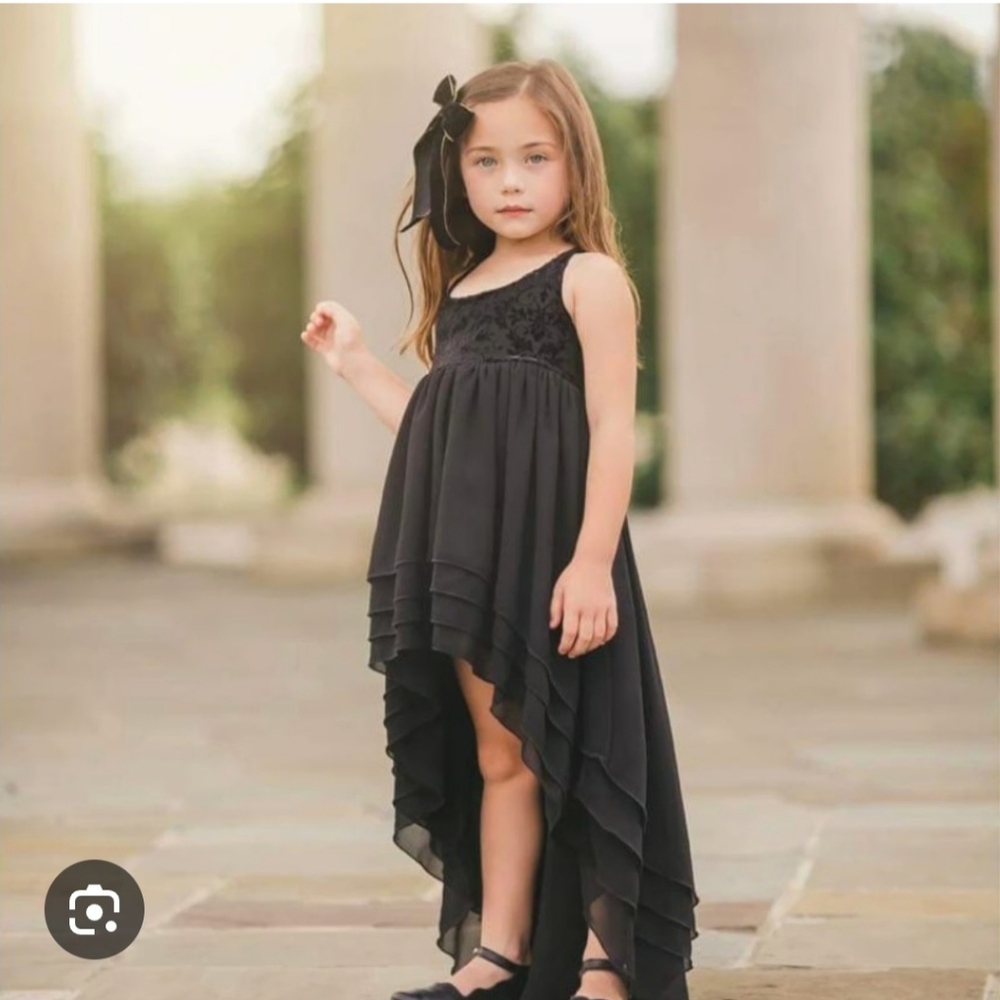 LIKE NEW Calluna Black High-Low Dress for Formal Ocxasion
